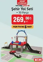 UÇAR OYUNCAK ŞEHİR YOL SETİ 30 PARÇA